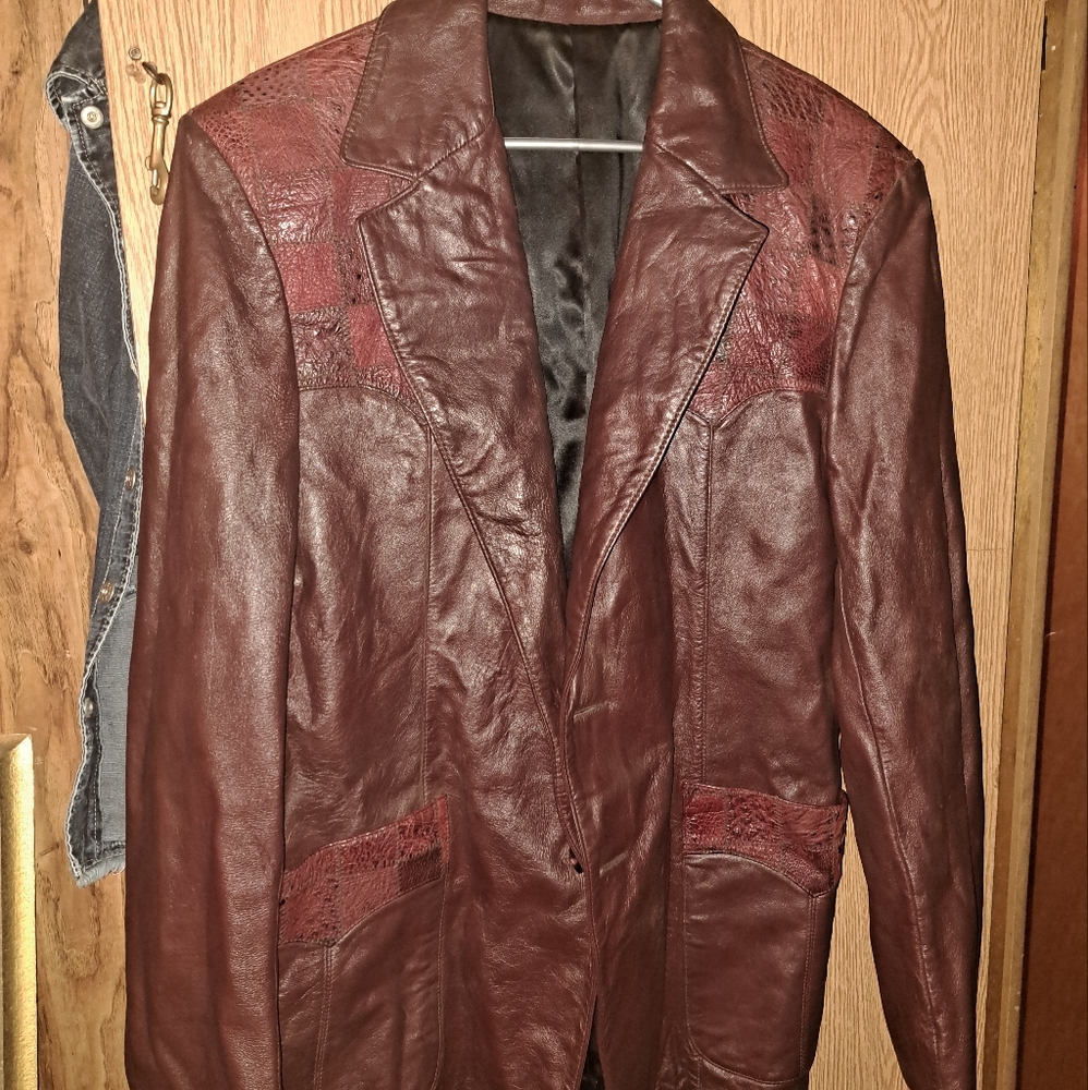 Authentic Ostrich Leather Jacket